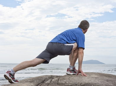 Antes de salir a correr, calienta bien