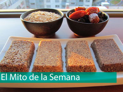 El Mito de la Semana, barritas proteicas como sustitutas de una comida