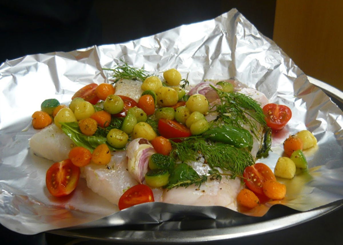 Merluza comer rápido