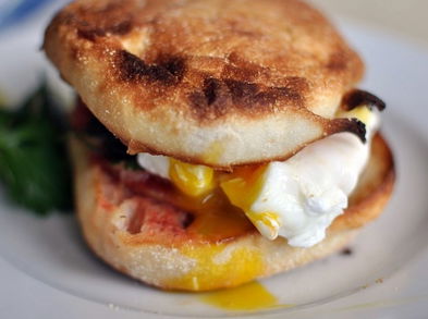 Desayunos saludables, muffin inglés