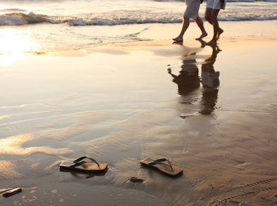 Caminar por la playa, todavía más saludable