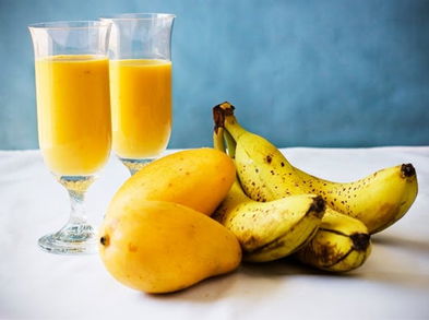 Batido de plátano y mango para mejorar el rendimiento deportivo