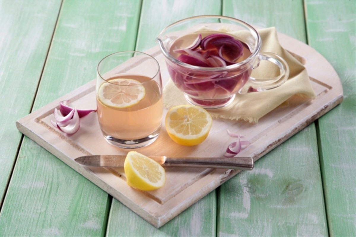 Té de cebolla y limón