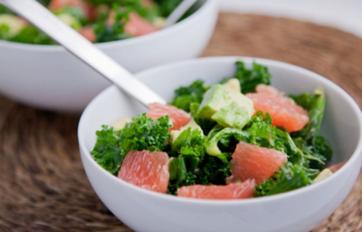 Ensalada toronja:pomelo