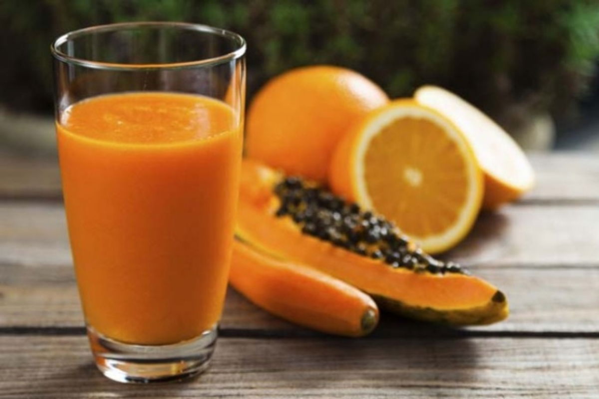 Zumo naranja papaya