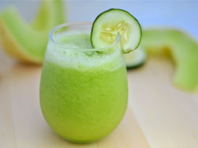 Batido de pepino, manzana verde y melón para reducir tallas ¡Debes probarlo!