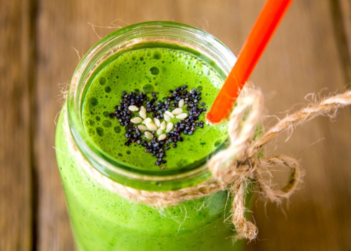 Smoothies verdes buenos salud
