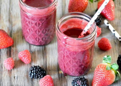 Batido frutos rojos