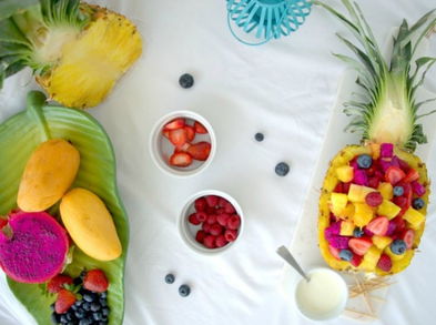 Ensaladas de frutas que contribuyen a una baja de peso