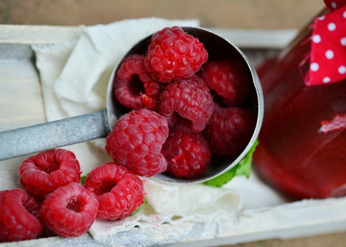 Frambuesas en pote