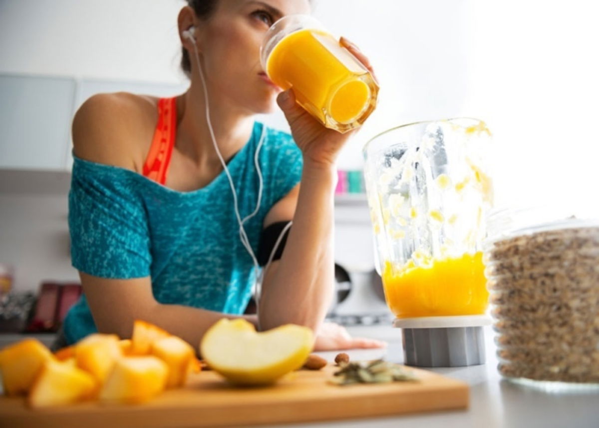 Deportista alimentación