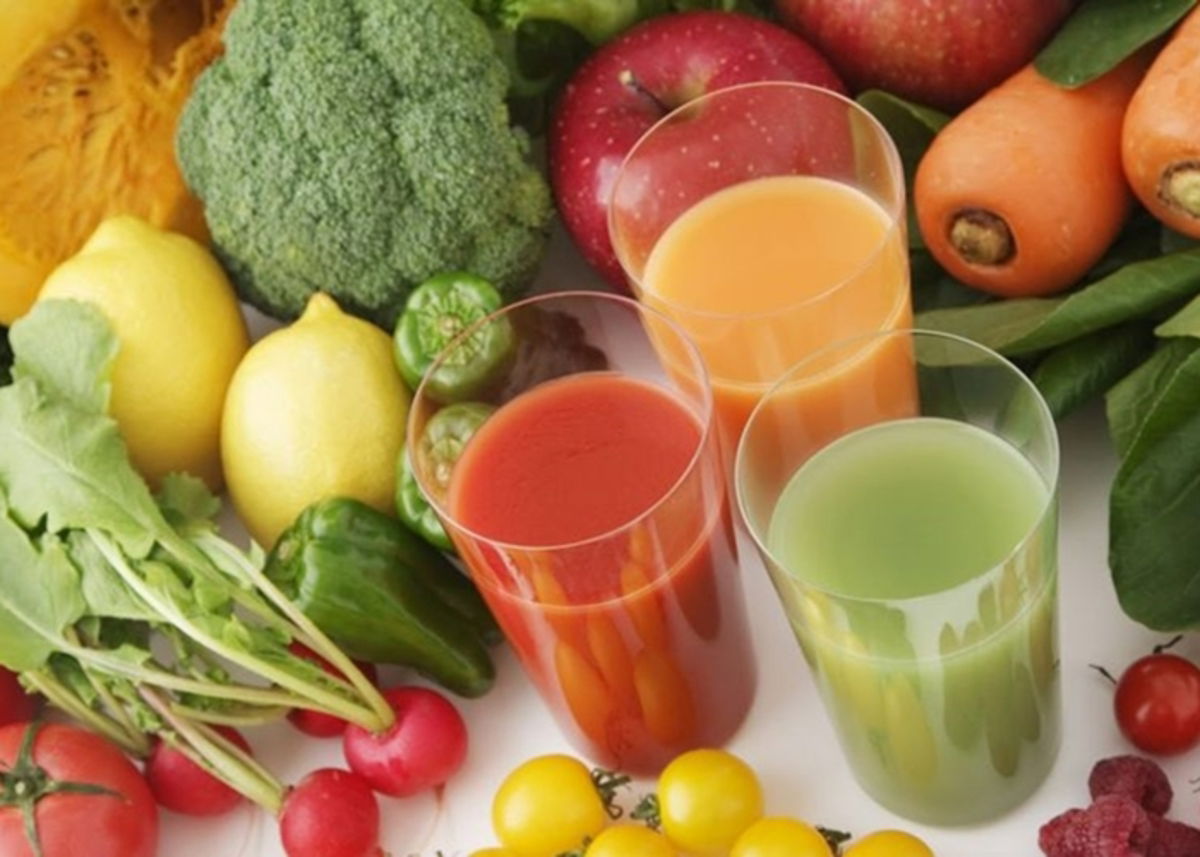 Dieta alcalina, zumos y vegetales