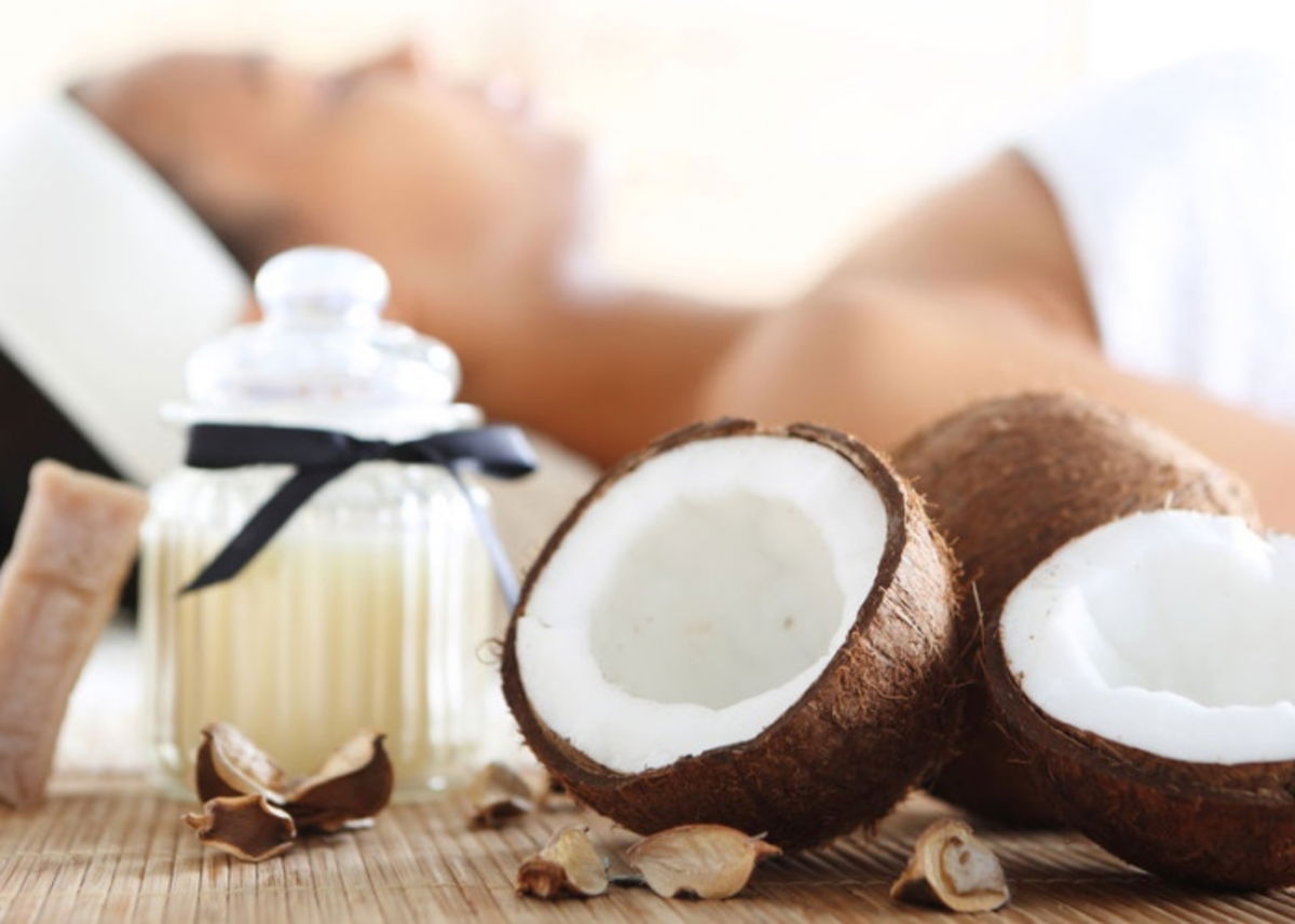 Aceite coco piel