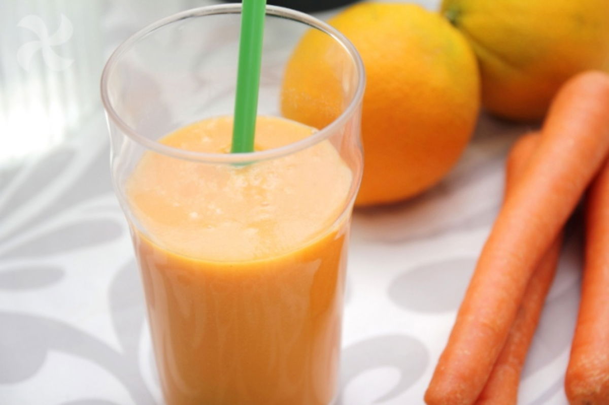 Bebida melón zanahoria