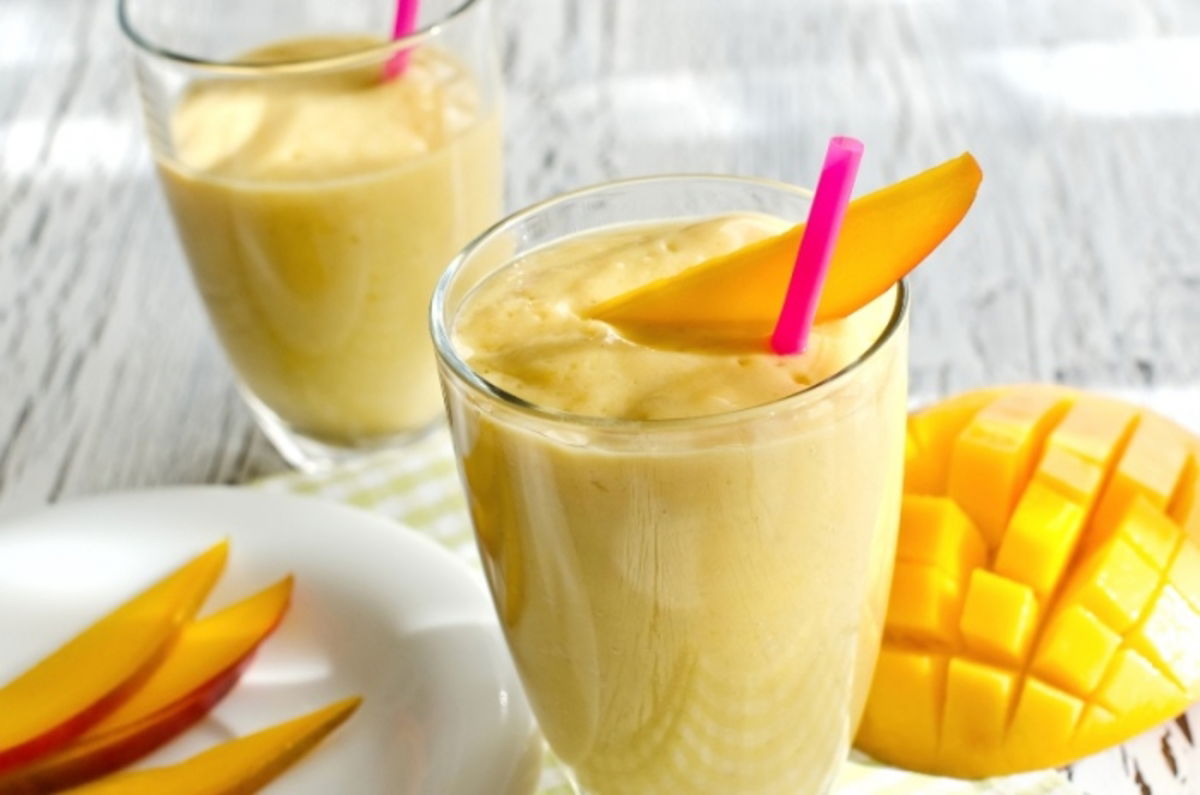 Batido mango yogur