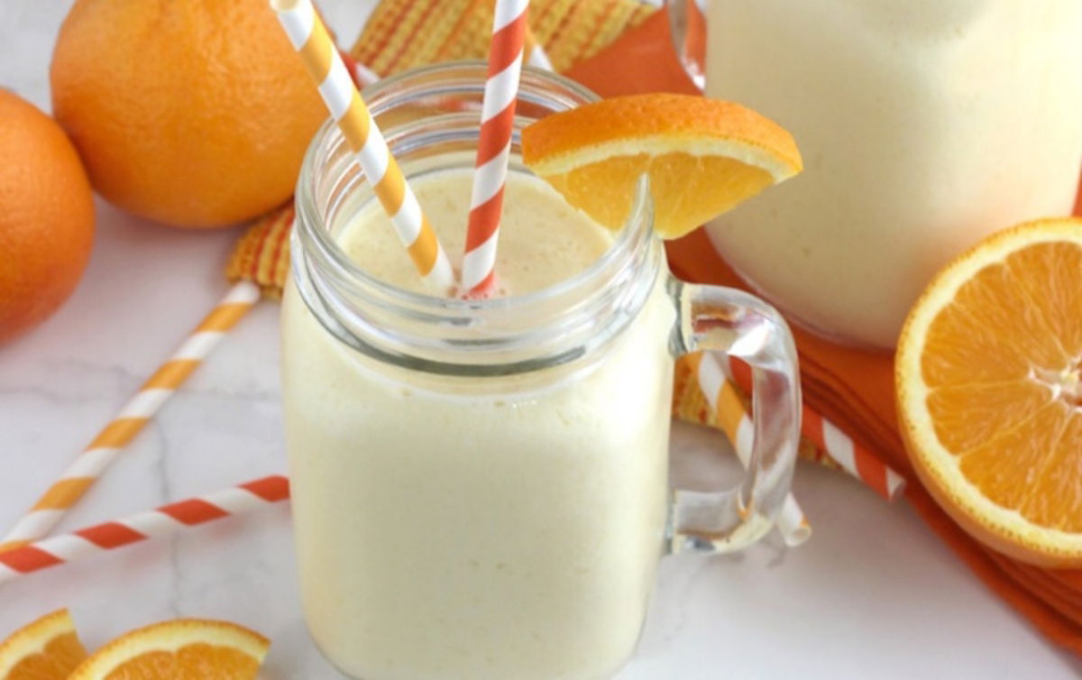 Batido naranja yogur