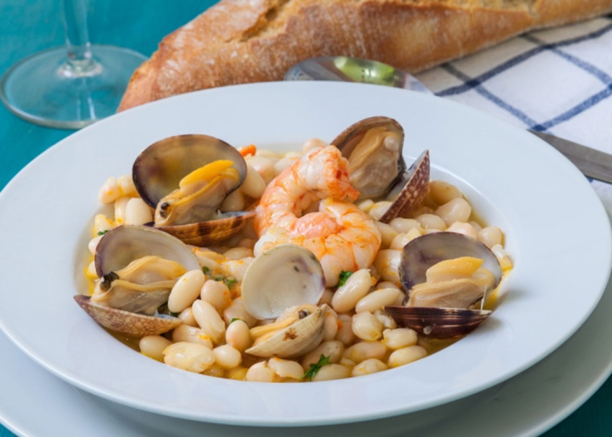 Alubias almejas