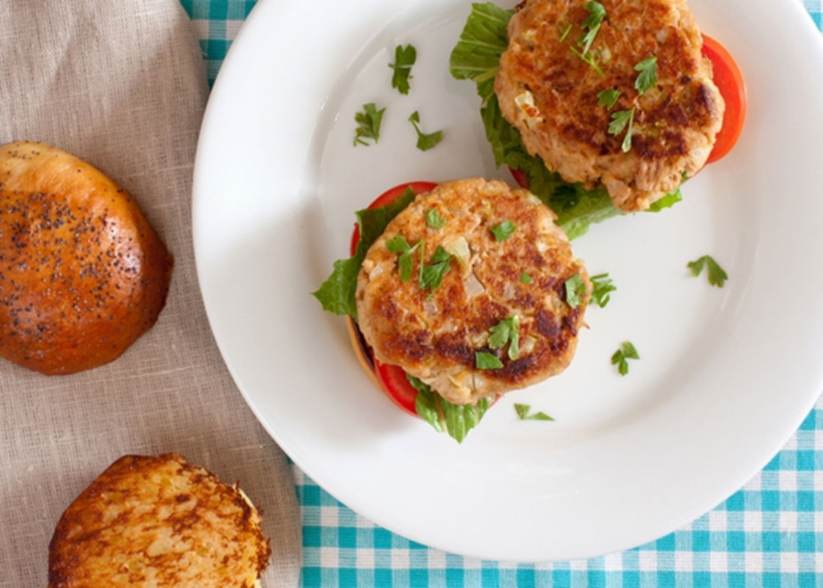 Hamburguesa de atún