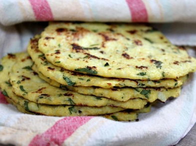 Tortillas de calabacín libres de gluten