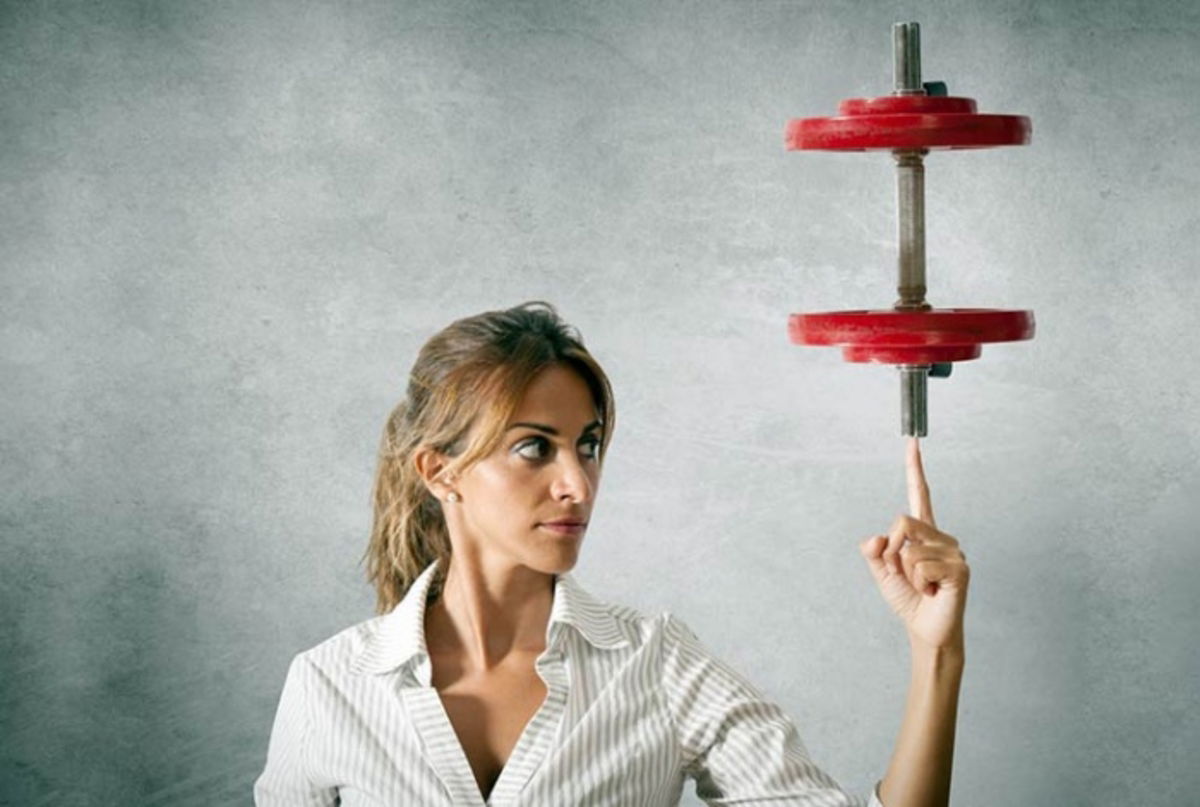 Persona motivada ejercicio