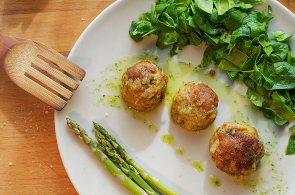 Croquetas papa y calabacín