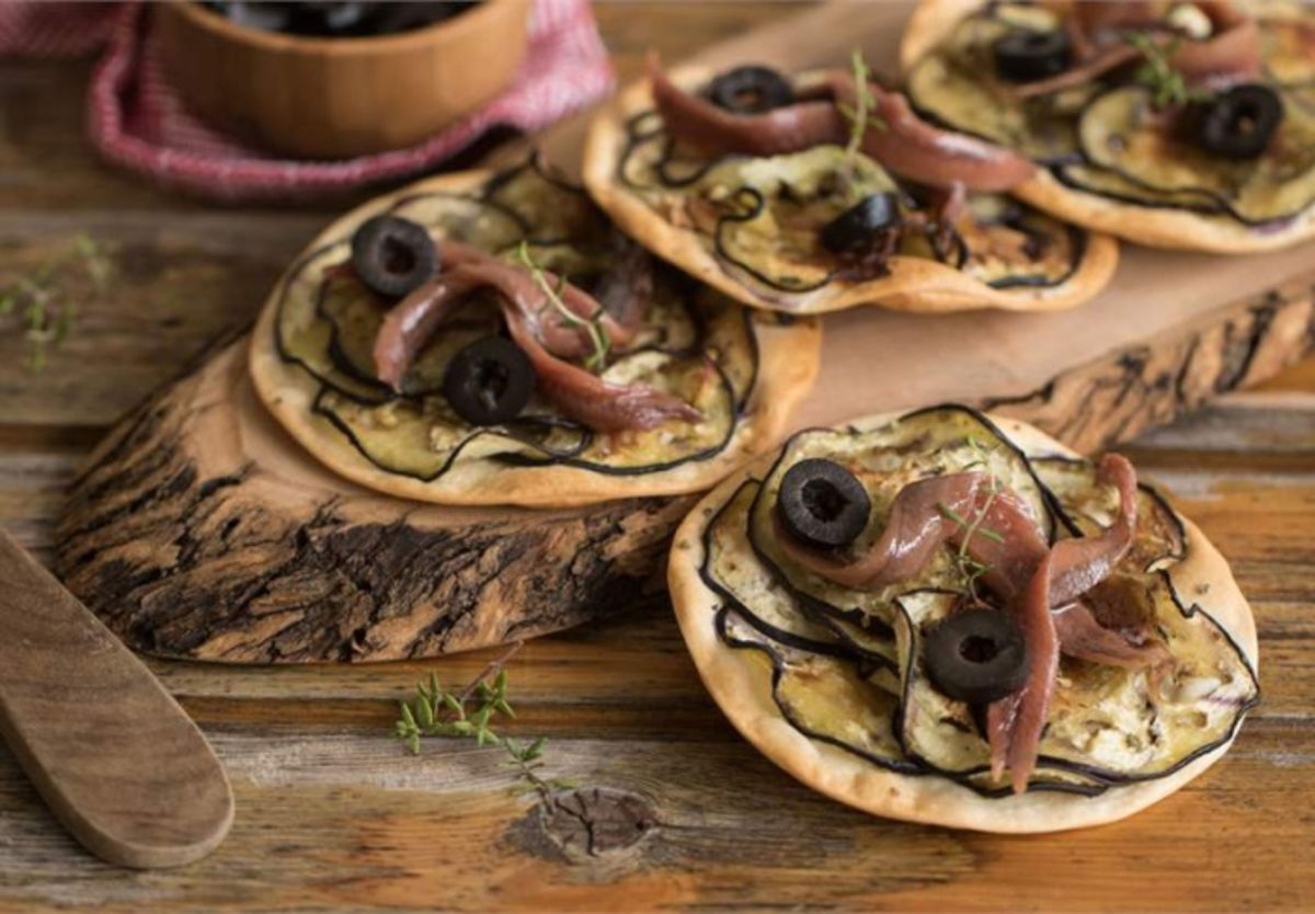 Berenejnas con anchoas