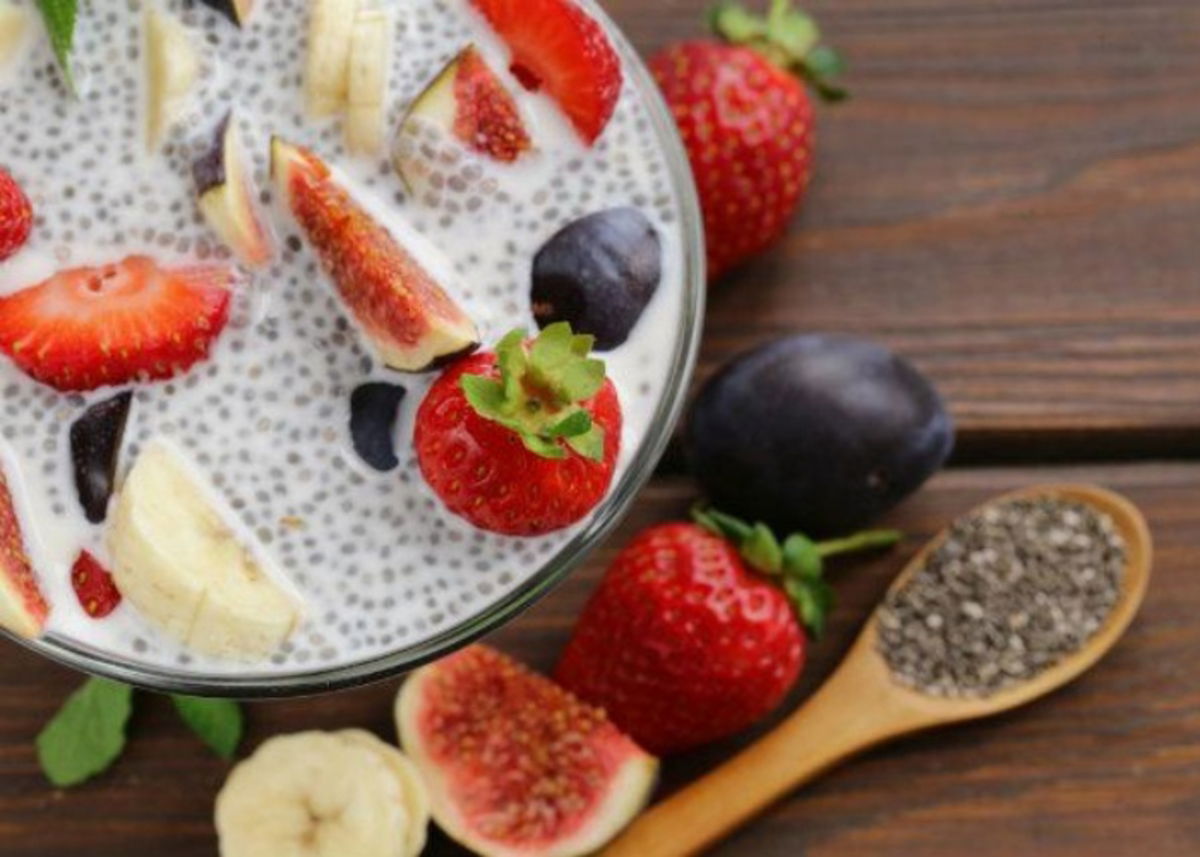 Yogur con semillas chía