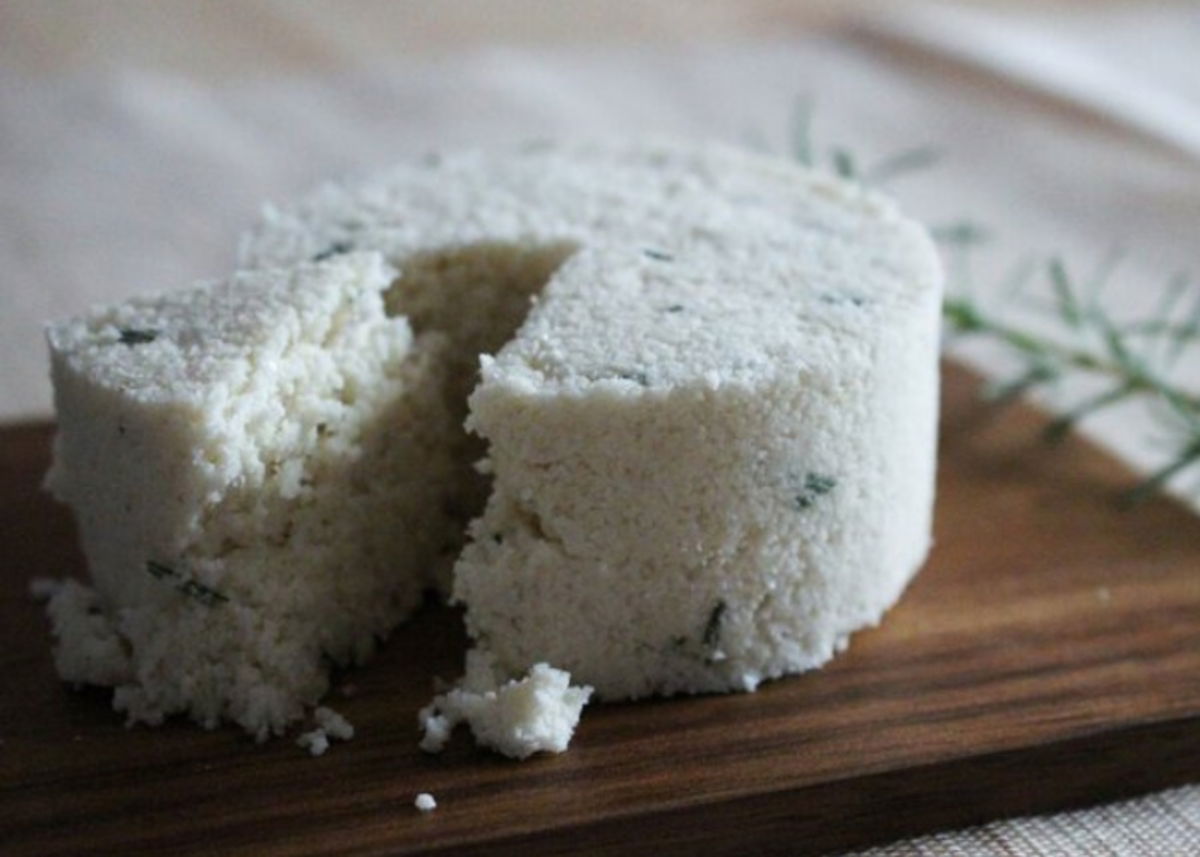 Queso vegano hierbas finas