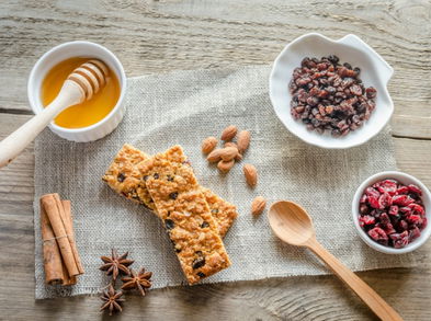 Barritas de acai y orejones: saludables y energéticas