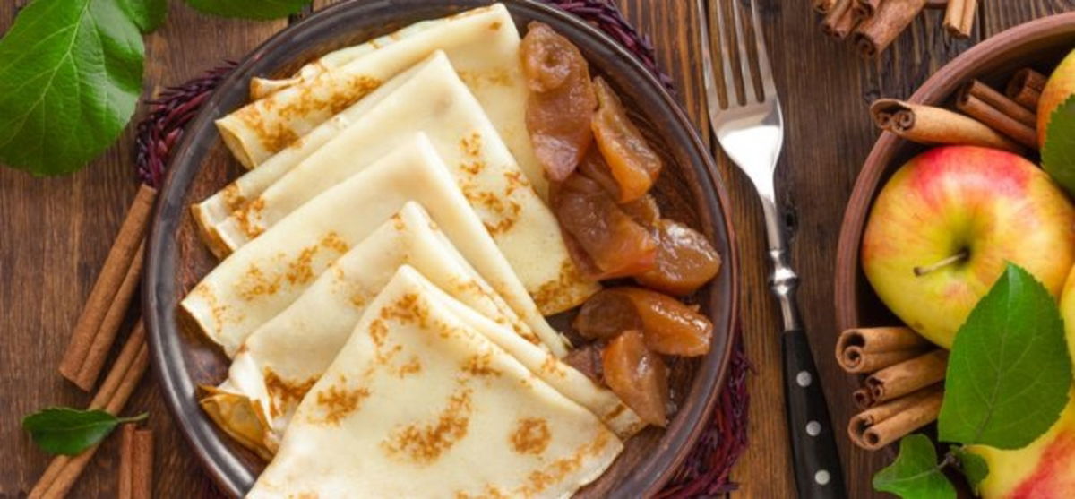 Crepes manzana