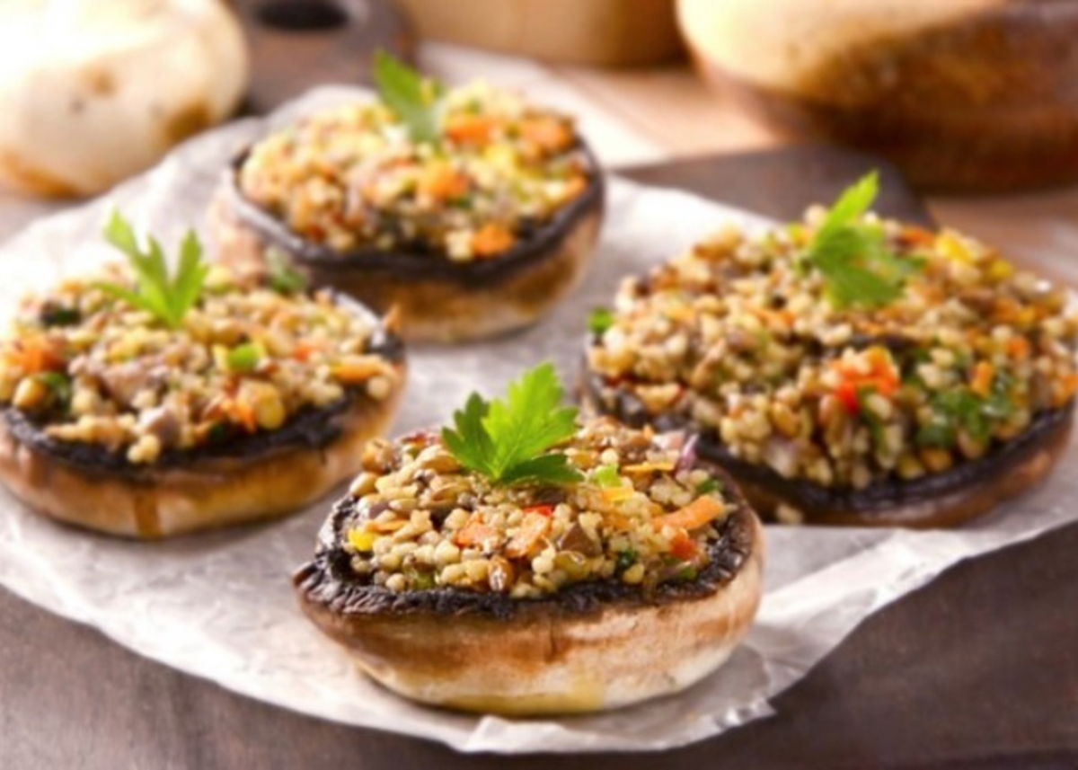 Champiñones rellenos