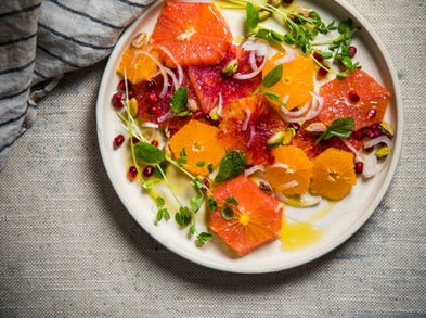 Ensalada de cítricos que depura el organismo y aporta vitalidad