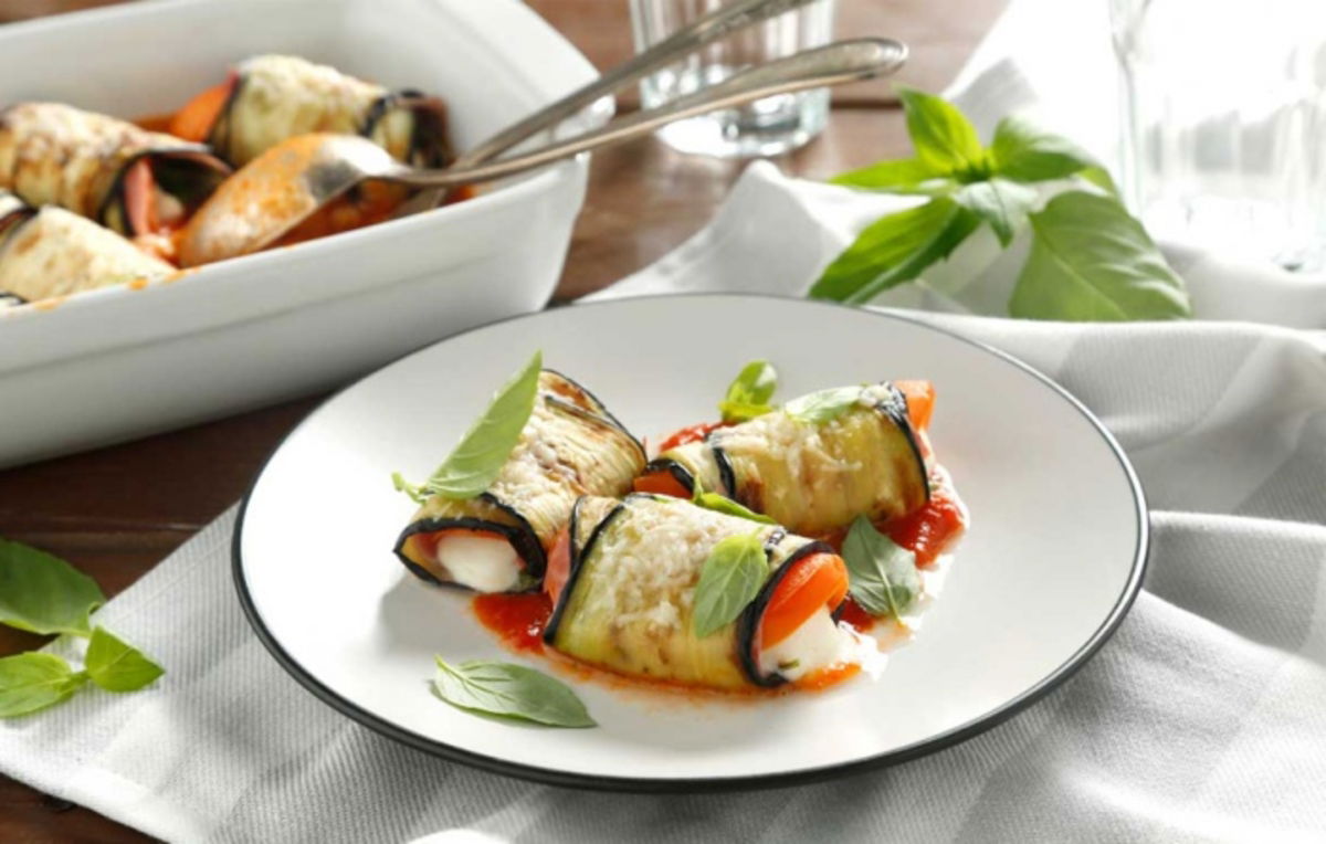 Rollito berenjena