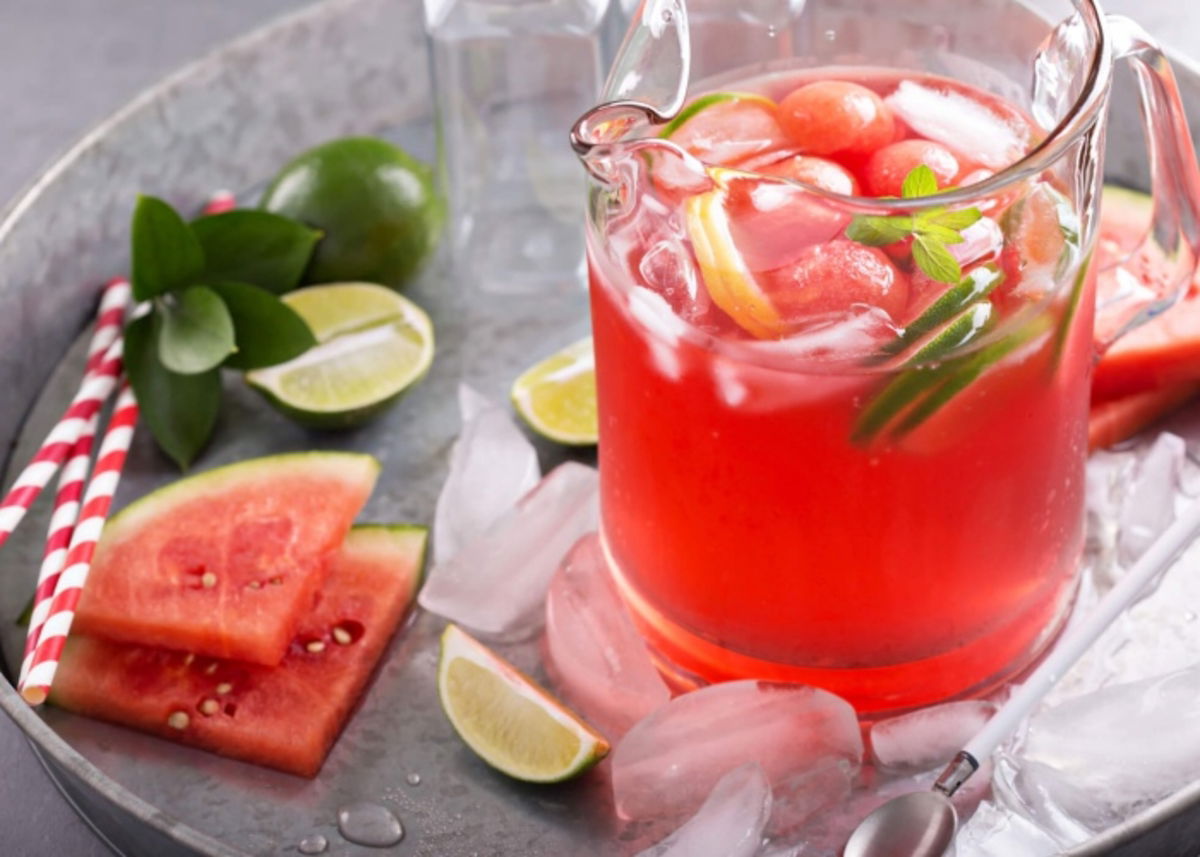 Zumo sandía limón