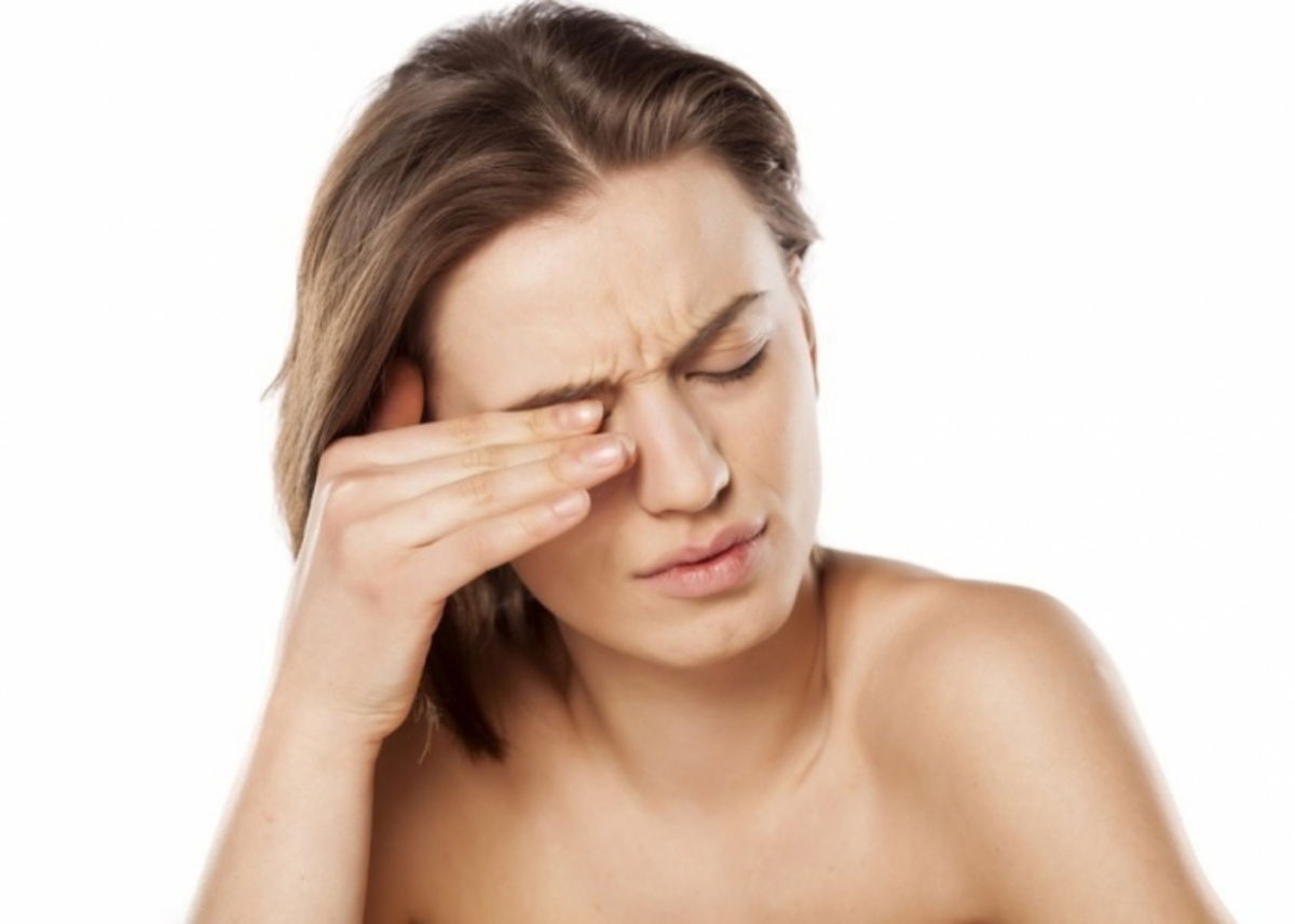 Mujer rostro cansado