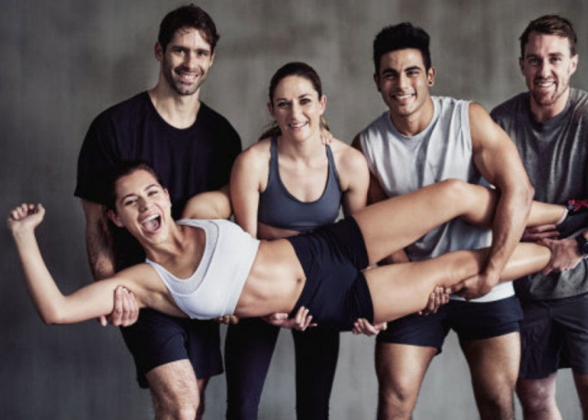 Personas logrando meta