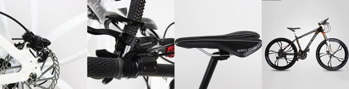 bicicleta monana x9 oferta blanca