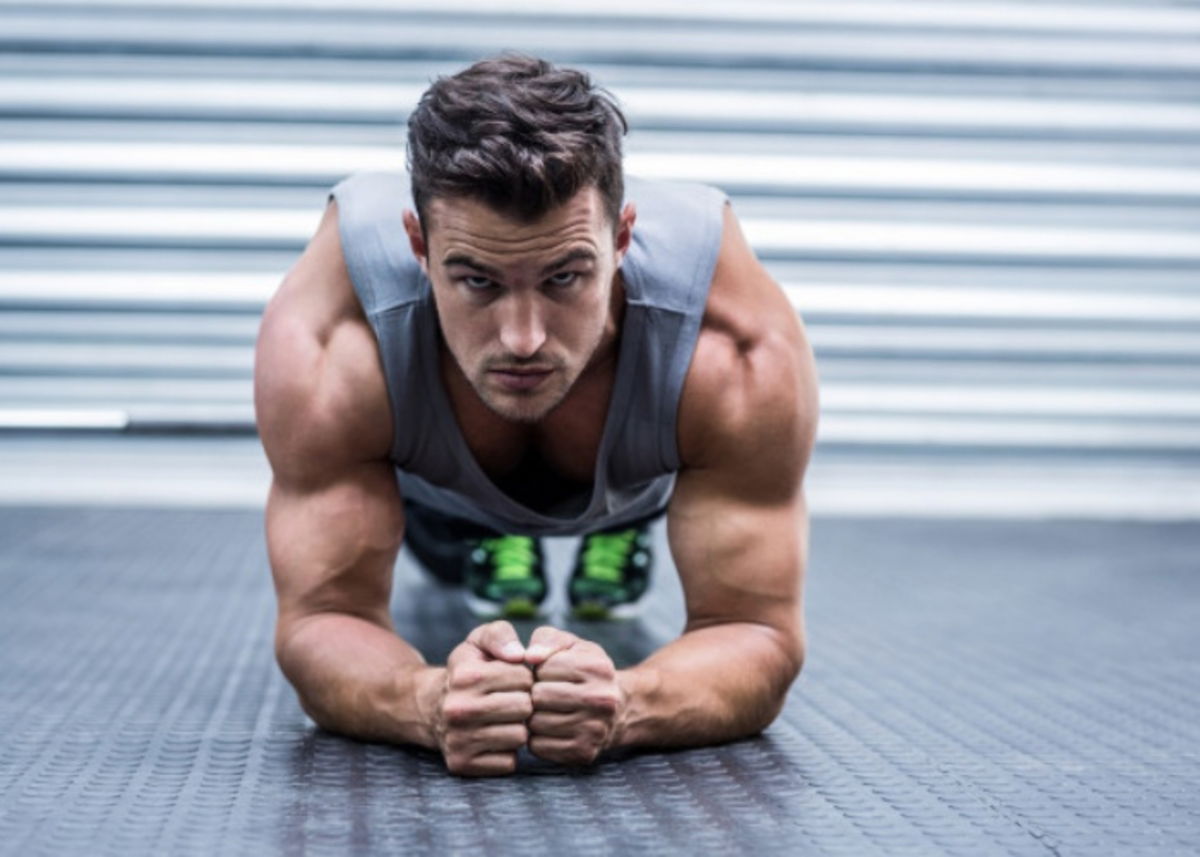 Hombre entrenamiento