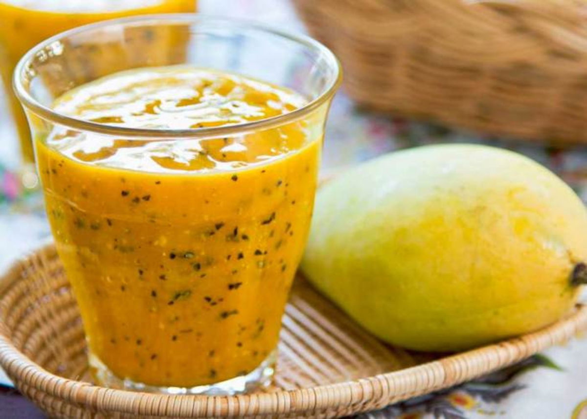 Bebida maracuyá y mango