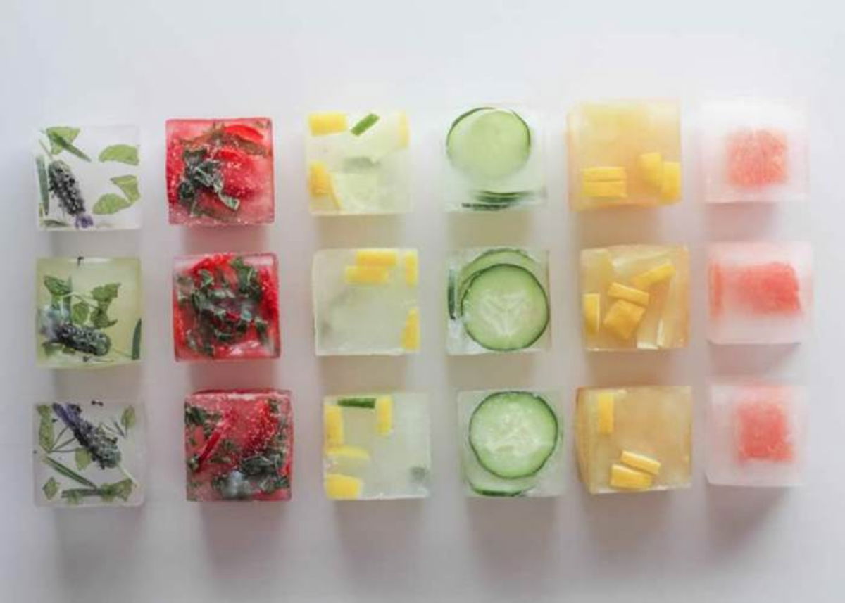 Cubos de hielo variados