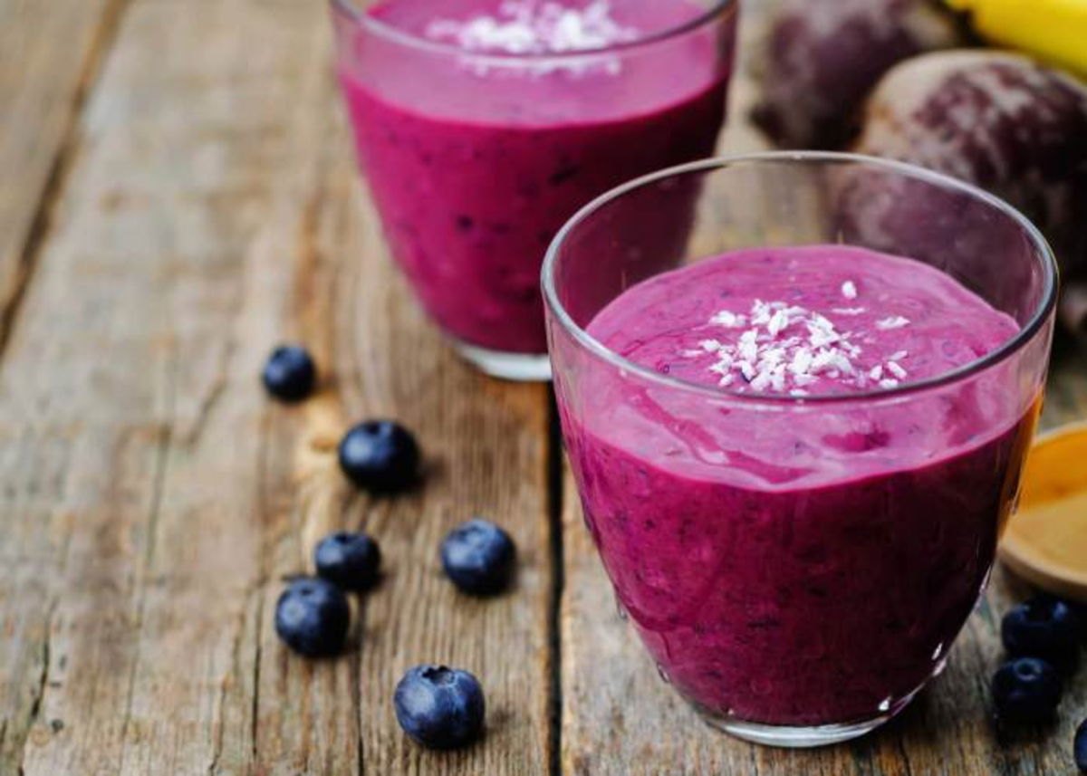 Batido remolacha coco