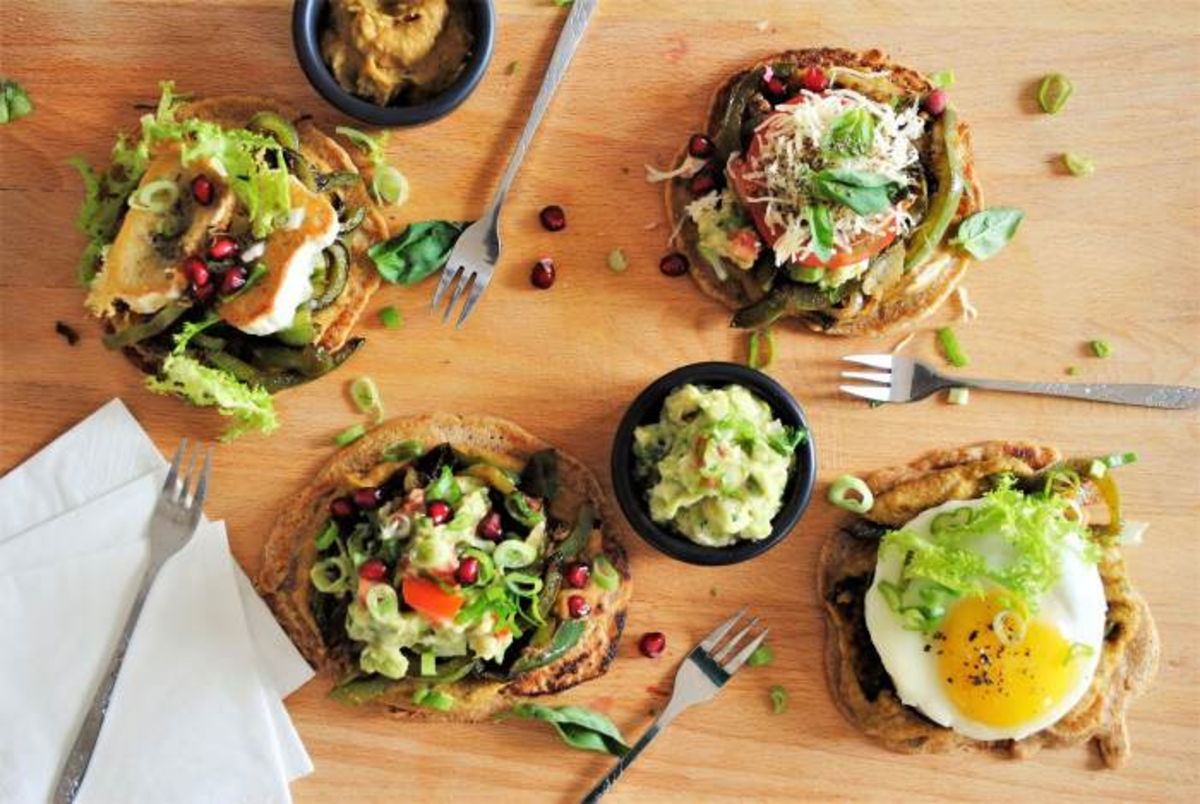 Comida con toppings salados