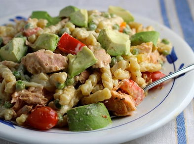 Receta de ensalada de salmón agridulce (con salsa de miel y mostaza)