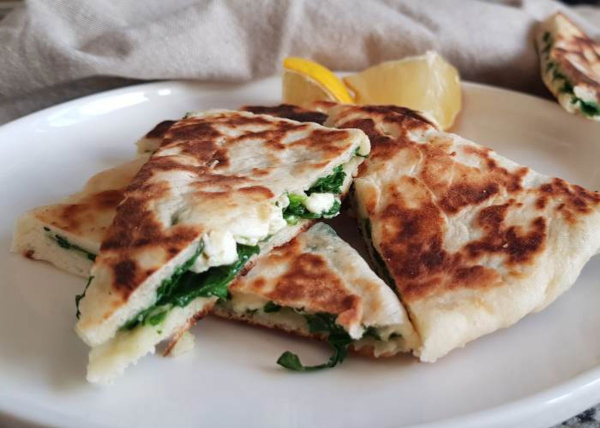 Plato con quesadilla