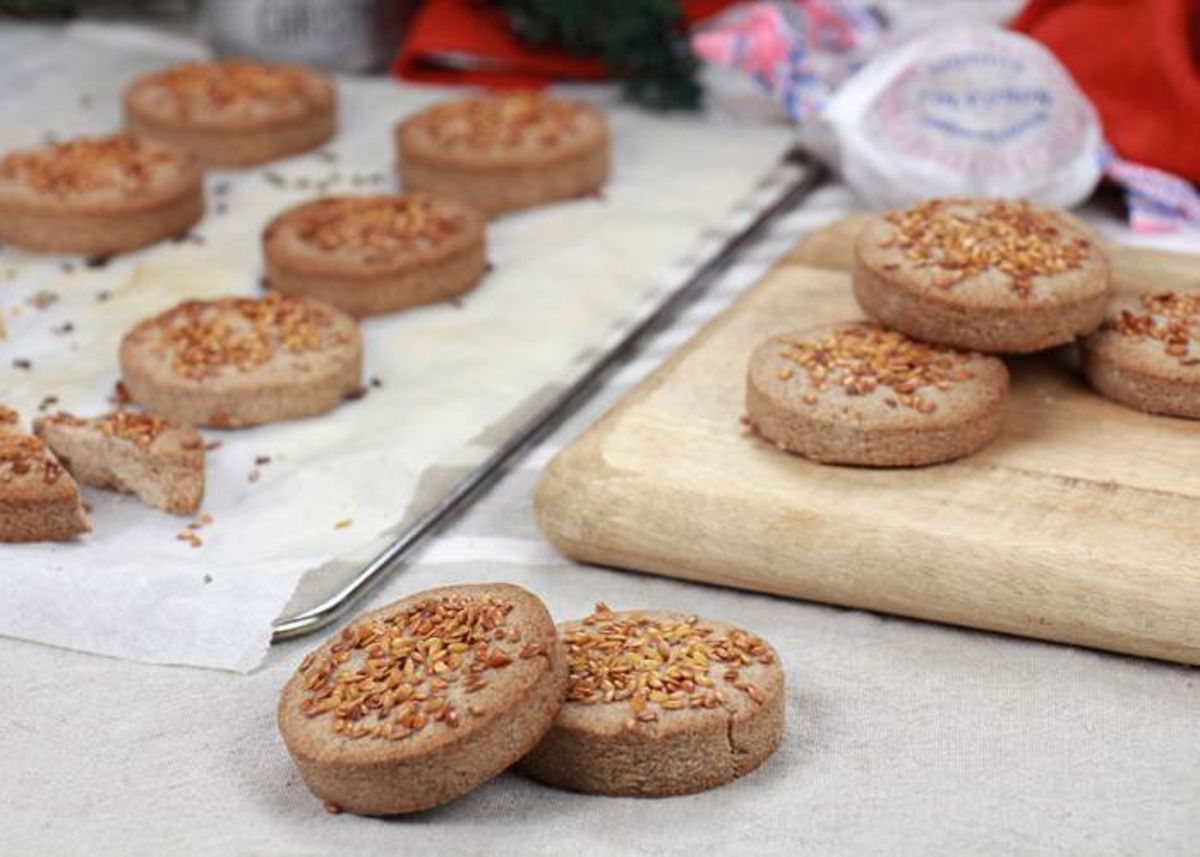 Polvorones con semillas