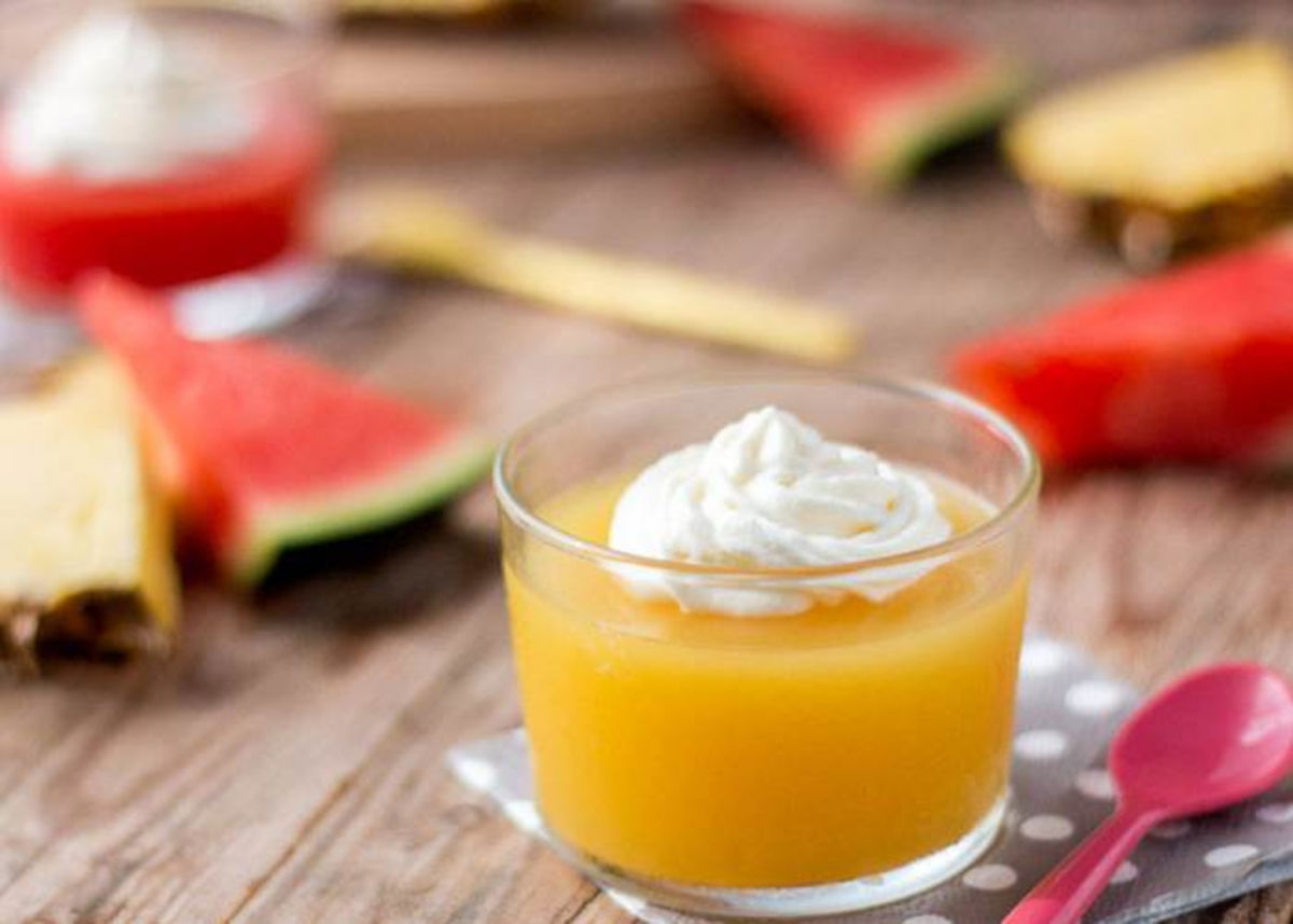 Tazón con gelatina