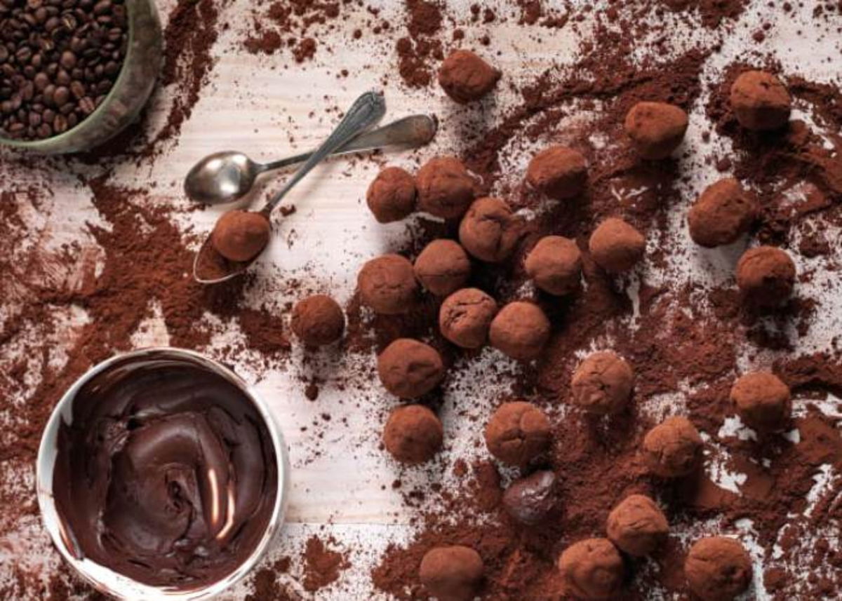 Trufas café chocolate