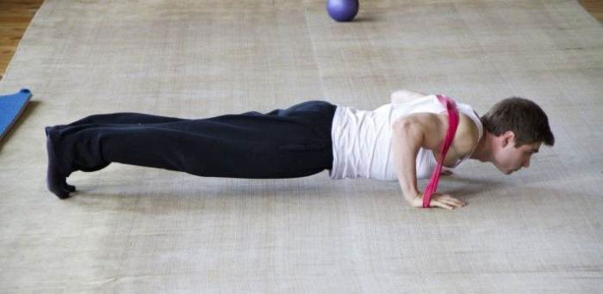 Flexión banda elástica