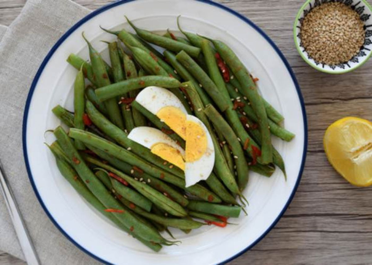 Judías semillas de sésamo