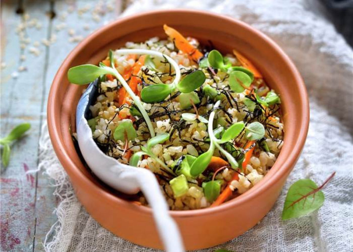 Ensalada alga nori